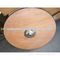 Cheap round plywood table top for fast food restaurant equipment
